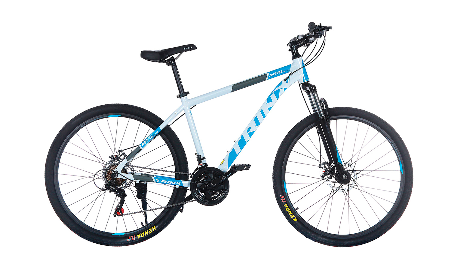 Фотография Велосипед Trinx M136 Elite 27,5" 2019, размер XL, Черно-синий 